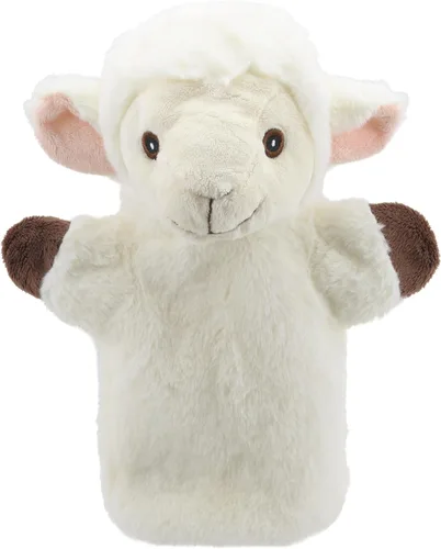 The Puppet Company ECO Animal Buddies - Marioneta de mano de oveja blanca, 9.8 in