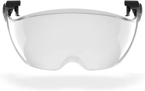 Defender Safety Visera H2, clasificación ANSI Z87+, antivaho y antiarañazos tintado/opciones transparentes,