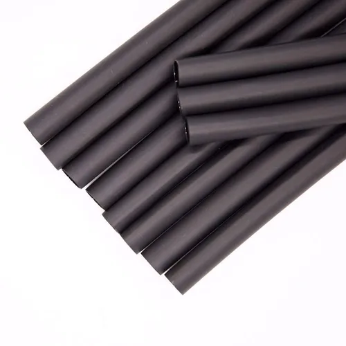 Tubo termorretráctil negro de doble pared de 20 pies 3/8 pulgadas (diámetro) 3:1, cada uno de 1 pie de largo, 20 unidades, tubo retráctil eléctrico