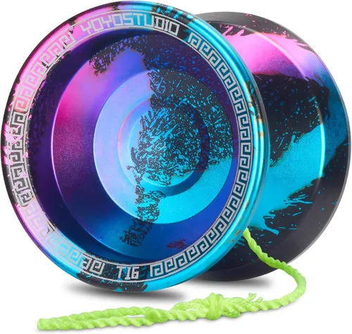 Miniatura 9 de YOYOSTUDIO T16 YoYo Responsive Profesional, YoYo de Doble Propósito para Niños Principiantes, YoYo No Sensible para Adultos con Herramienta