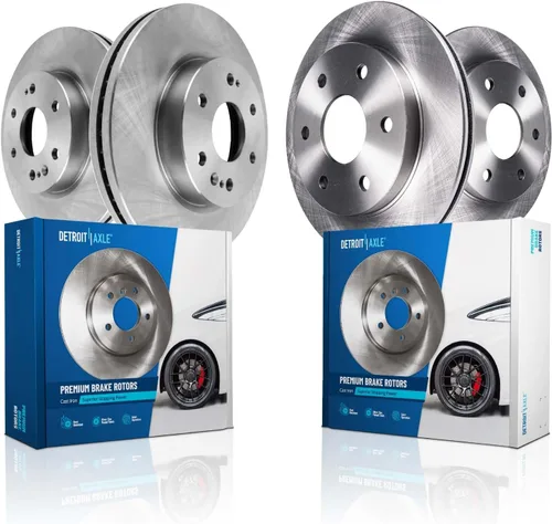 Miniatura 36 de Detroit Axle - Rotores de freno para Ford Mustang 2015 2016 2017 2018 2019 2020 2021 2022 2023 Rotores de freno de disco 2016 2017 2018 2019