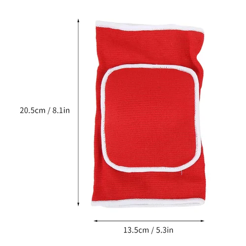 Miniatura 7 de 1 par de rodilleras protectoras, rodilleras de esponja gruesa, rodilleras para danza, yoga, multideportes (rojo)