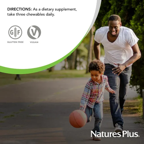 Miniatura 5 de NaturesPlus Hema-Plex Iron - 60 masticables de bayas mixtas - 85 mg de hierro elemental - Salud total de la sangre - con vitamina C y bioflavonoides