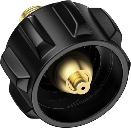 Miniatura 6 de Adaptador de tanque de propano QCC1 para tubo macho de 1/4 pulgadas, NPT, kit de montaje de conector de tanque de propano para regulador, manguera