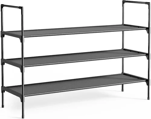 Miniatura 8 de Kitsure Zapatero – Organizador de zapatos de 2 niveles, zapatero para armario, entrada, dormitorio, estante de almacenamiento de fácil montaje