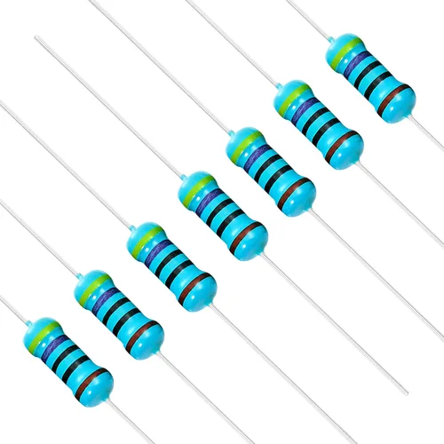 Miniatura 60 de Chanzon 50 piezas 1 W 10 Ω ohm Resistencia de película metálica fija de tolerancia 0.01 ±1% 10R MF Resistencias de agujero pasante con limitación