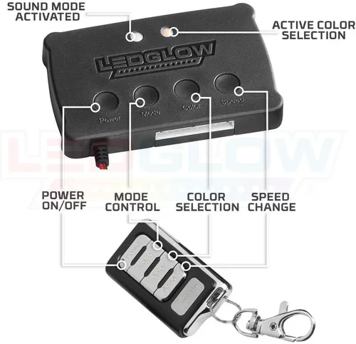 Miniatura 7 de LEDGlow Kit de iluminación de neón de 4 plazas LED de millones de colores con pozo de rueda y luces interiores para EZGO Yamaha Club Car