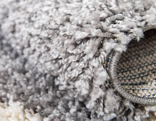 Miniatura 5 de Unique Loom Hygge Shag Collection - Alfombra rectangular moderna de inspiración marroquí, diseño geométrico, felpa y acogedora, 4 pies x 6 pies