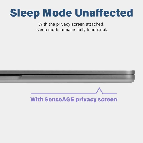 Miniatura 9 de SenseAGE Filtro magnético de pantalla de privacidad para MacBook de 12 pulgadas, protector de pantalla de privacidad antiluz azul y reflejos, filtro