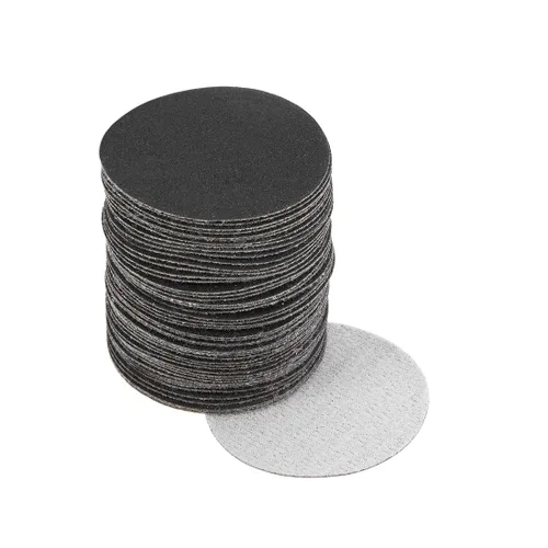 Miniatura 7 de uxcell Disco de lijado de gancho y bucle de 2 pulgadas, carburo de silicio húmedo/seco, grano 60, 50