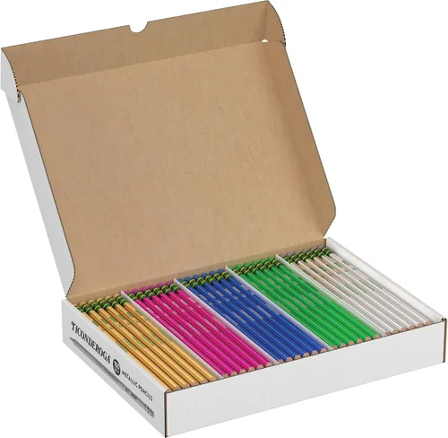 Miniatura 17 de Ticonderoga® Lápices pastel, 2 suaves, colores surtidos, paquete de 10 lápices