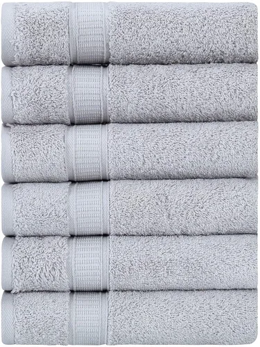 Miniatura 79 de LA HAMMAM - Paquete de 6 toallas de mano de 16 x 28 pulgadas de algodón turco para baño, cara, hotel, gimnasio y spa Extra suave al tacto, secado