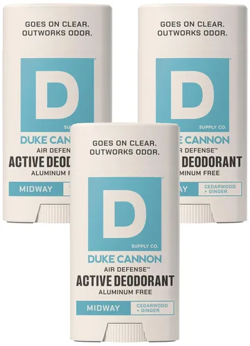 Miniatura 18 de Duke Cannon - Desodorante sin aluminio para hombres, defensa del aire, agua dulce + cítricos, 3 onzas, fórmula de larga duración, deslizamiento
