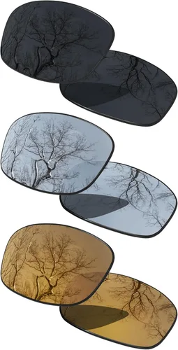 Miniatura 20 de Set of 3 Replacement Lenses for Oakley Fives Squared OO9238 Pack