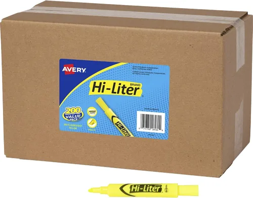 Miniatura 12 de Marcadores fluorescentes para escritorio HI-LITER, Amarillo fluorescente