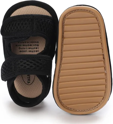 RVROVIC Sandalias para bebés niños y niñas, zapatos de verano de primera calidad para exteriores, ligeras, suaves, antideslizantes, suela para niños