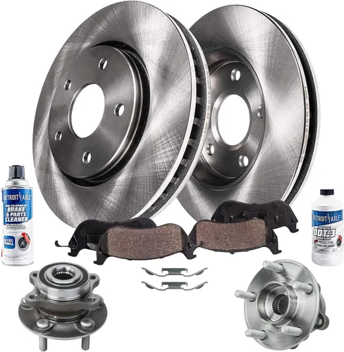 Miniatura 45 de Detroit Axle - 4 rotores de freno para Ford 2012 2013 2014 F-150 Lobo, repuesto de rotores de freno de disco: rotor delantero de 13.78 pulgadas