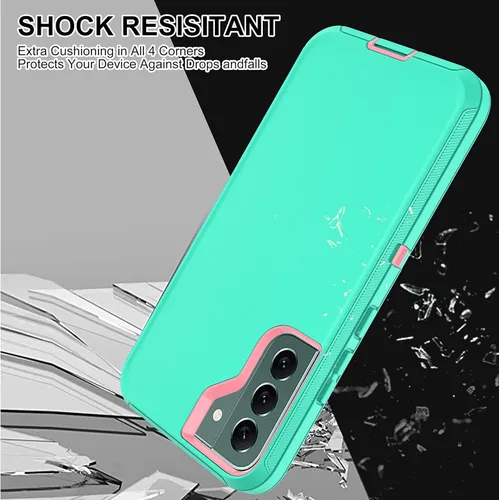 Miniatura 6 de Funda para S22 Plus, Samsung Galaxy S22 Plus con protector de pantalla de TPU flexible autorreparable [2 unidades], funda de cuerpo completo a Azul