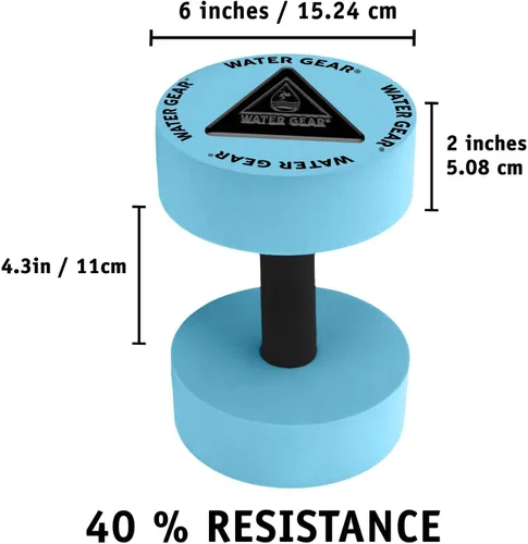 Miniatura 5 de Water Gear Campanas de resistencia - Fitness acuático y ejercicio de piscina - Entrenamiento intenso sin estrés adicional - Fácil