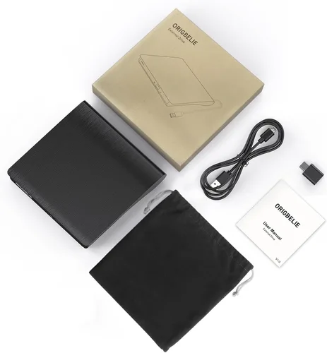 Miniatura 9 de ORIGBELIE Unidad externa de CD/DVD para portátil, grabadora de CD USB 3.0 +/-RW CD ROM, unidad de DVD externa Reproductor de DVD portátil
