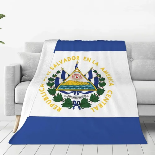 Miniatura 29 de Bonita manta de bandera de Costa Rica súper suave de 60 x 50 pulgadas para cama, sofá, silla, campamento, sala de estar y oficina Bandera de Costa