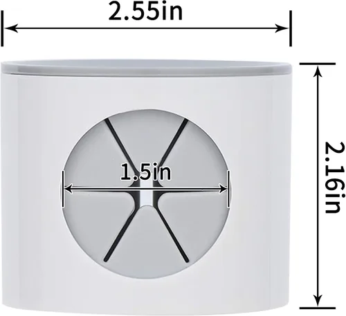 Miniatura 6 de Soporte para cepillo de dientes eléctrico, montado en la pared para ducha que ahorra espacio, organizador de almacenamiento de baño para niños, Gris