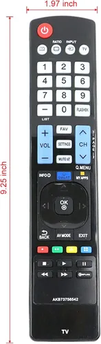 Miniatura 3 de AKB73756542 AKB73756567 Reemplazo remoto para LG Smart TV 32LN570B 32LN5750 39LN5700 42LN5700 47LN5600 47LN5700 47LN5710 50LN500 N5700 55LN5600UI