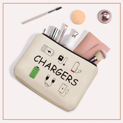 Miniatura 5 de Bolsa de maquillaje para regalos Girlly, Blanco hueso