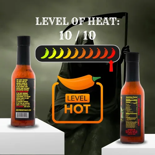 Miniatura 3 de Hellfire Fear This! Salsa picante galardonada Carolina Reaper de 5.0 fl oz