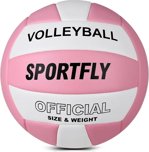 Miniatura 4 de Official Size 5 Volleyball, Soft Indoor Outdoor Volleyball for Game Gym Training Beach Play, 2 Pcs Per Pack with Pump Kit
