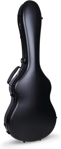 Miniatura 20 de Crossrock Air Carbon - Funda para guitarra clásica 4/4, carcasa rígida de fibra de carbono 100% con mochila y funda protectora, color rojo