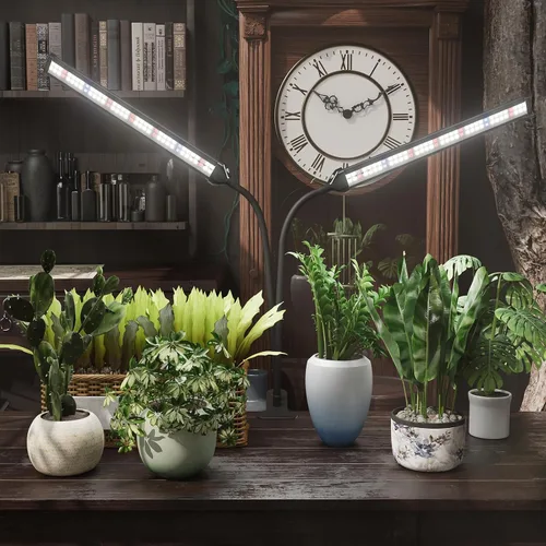 Miniatura 8 de GooingTop Luz LED de crecimiento, lámpara de cultivo de plantas con clip de espectro completo blanco con LED rojo azul de alta potencia para plantas