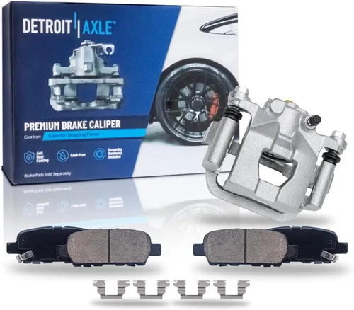 Miniatura 129 de Detroit Axle - Pastillas de freno traseras para Honda Odyssey 2011-2017 Pilot 2007-2013 MDX 2010-2013 ZDX 2010-2013 Pastillas de freno de cerámica