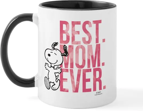 Miniatura 20 de CafePress Springtime Snoopy - Taza de café de cerámica, taza de té, 11 onzas