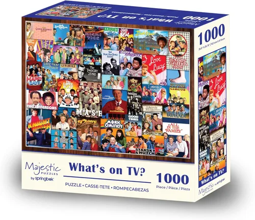 Miniatura 2 de Majestic Value Brand - Rompecabezas de 1000 piezas con clásicos de televisión a lo largo de los años