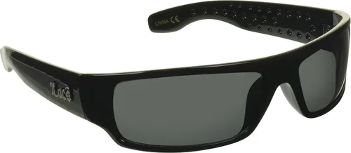 Locs - Gafas de sol súper oscuras para hombre, color negro, envolvente Lowrider Gangster Cholo, parte superior plana vintage