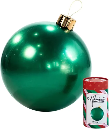 Miniatura 39 de Ornamento Navideño Inflable Holiball – Decoración Definitiva para Interior/Exterior – Reutilizable y Fácil de Almacenar – para Bodas, Fiestas, Plata