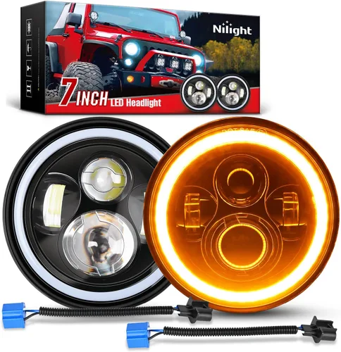 Miniatura 16 de Nilight Conjunto de Luces LED de Niebla de 4 Pulgadas Compatible con 2007 2008 2009 2010 2011 2012 2013 2014 2015 2016 2017 2018 Jeep Wrangler JK