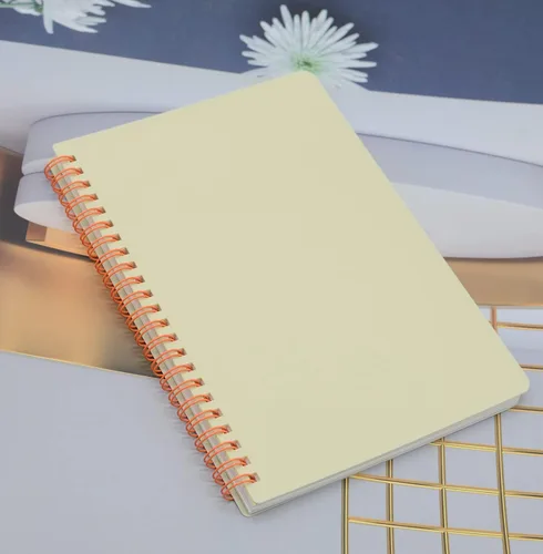 Miniatura 9 de Yansanido - 4 cuadernos en espiral de 4 colores, tamaño A5, con tapa dura gruesa de plástico, 7 mm de rayas universitarias, papel de 80 hojas