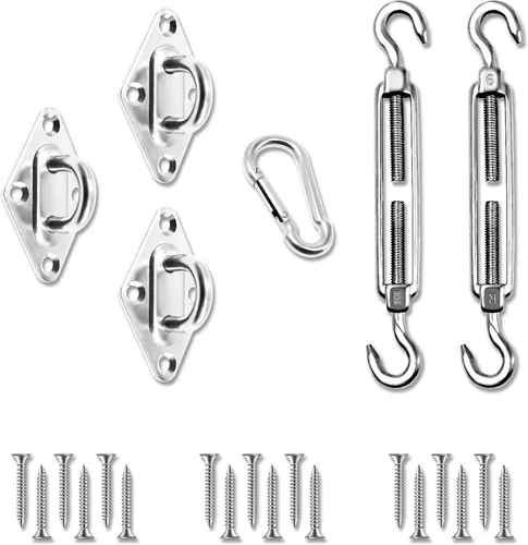Miniatura 11 de Kit de accesorios para toldo con tensores de 6 pulgadas para instalación de toldo rectangular