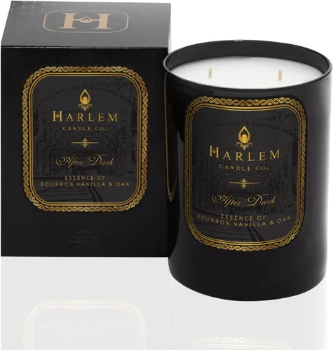 Miniatura 8 de HARLEM CANDLE CO. After Dark - Vela de soja perfumada de lujo, 11 onzas, tiempo de combustión de 80 horas, bergamota, azafrán, vainilla borbónica
