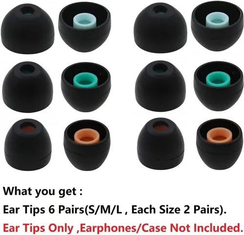 Miniatura 3 de Almohadillas de repuesto para auriculares Sony WF WI MDR Series Auriculares de silicona compatibles con auriculares intrauditivos Sony WF-1000XM4