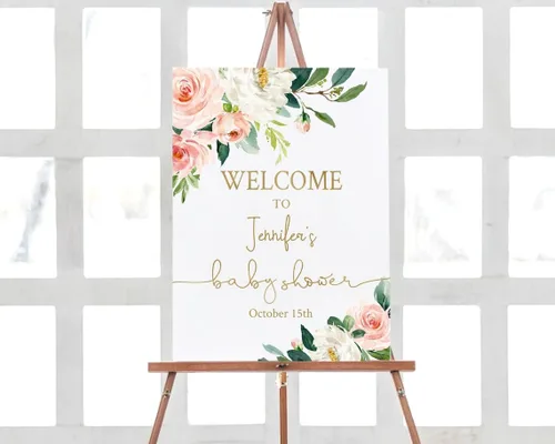 Miniatura 13 de Letreros de bienvenida personalizados para bebés, decoración de letrero de vegetación editable, plástico