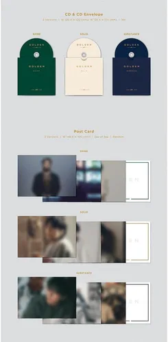 Miniatura 4 de BTS JUNGKOOK GOLDEN 1er álbum en solitario (SHINE)