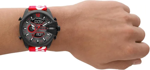 Miniatura 5 de Diesel Mega Chief Reloj analógico y digital de silicona - DZ4552