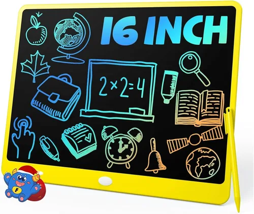 Miniatura 13 de TEKFUN - Tableta de escritura LCD para niños, ideas de regalos para adolescentes y niños, juguetes educativos para niños de 8, 7, 6, 5, 4, 3 años