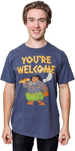 Miniatura 3 de Disney Camiseta Moana Maui Youre Welcome Carbóm jaspeado