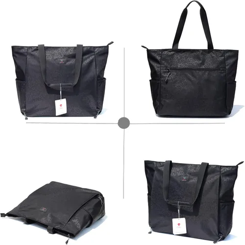 Miniatura 7 de Bolsa para esterilla de yoga ESVAN, bolsa de mano para yoga, bandolera para esterilla de yoga, bolsa de transporte para oficina, yoga, pilates, Un