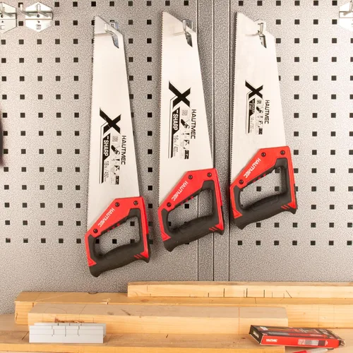 Miniatura 8 de HAUTMEC X-Sharp HT0295 - Sierra de mano profesional de 14 pulgadas, sierra de mano pequeña de corte transversal de 12 TPI con dientes de triple