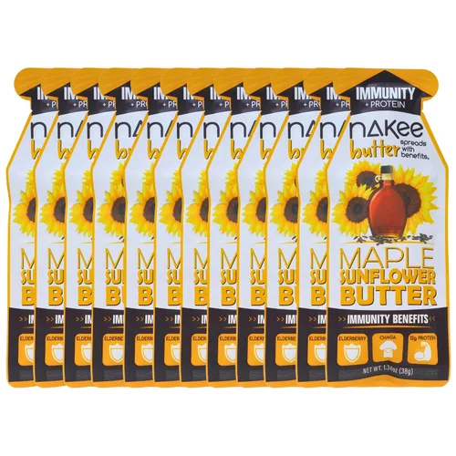 Miniatura 8 de Nakee Butter Focus Cacao Mantequilla de Maní - Paquete de 12, Sin Gluten